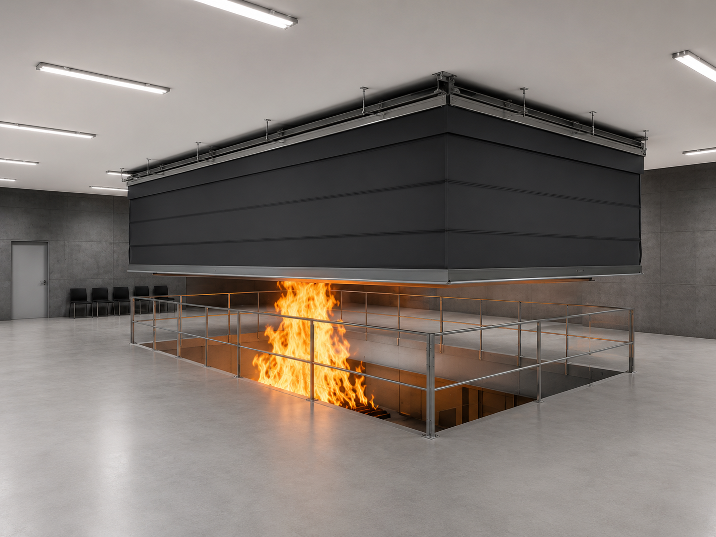 Accordion Fire Curtain