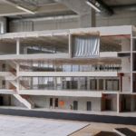Architectural fire-safety coordination for an open-plan building
